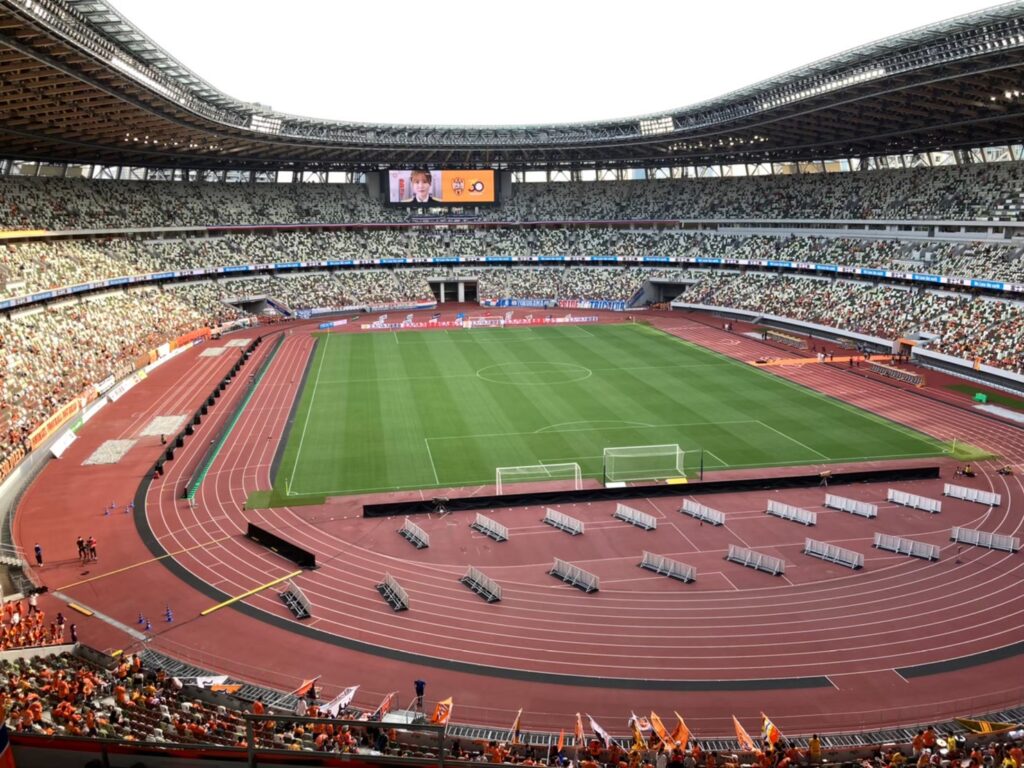 サッカーの聖地国立競技場に行ってきました!!! 古賀電機株式会社ブログ